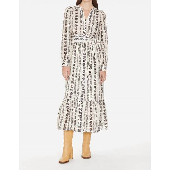 NEW MARIE OLIVER hannon dress in ivy rows